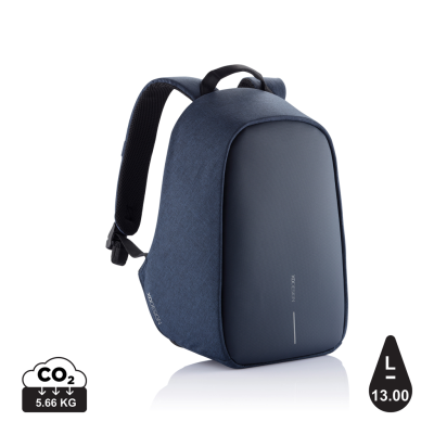 BOBBY HERO SMALL ANTI-THEFT BACKPACK RUCKSACK in Navy Blue