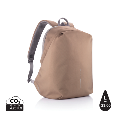 BOBBY SOFT, ANTI-THEFT BACKPACK RUCKSACK in Brown