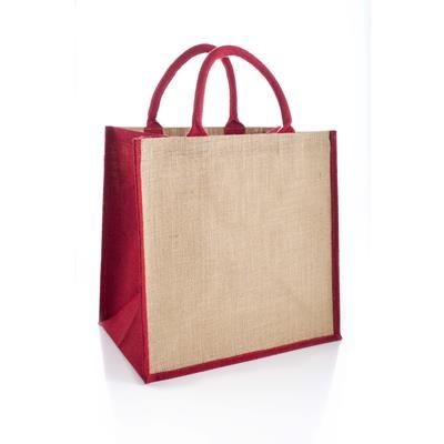 BRECON JUTE REUSABLE ECO BAG with Wipe clean Interior