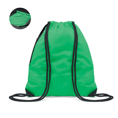 BRIGHTNING DRAWSTRING BAG in Green