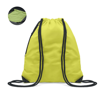 BRIGHTNING DRAWSTRING BAG in Yellow