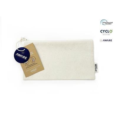 BUU 10OZ COSMETICS BAG MADE FROM 70% RECYCLED COTTON & 30% RECYCLED POLYESTER(RPET)