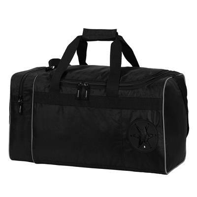 CANNES SPORTS HOLDALL OR OVERNIGHT TRAVEL BAG in Black & L