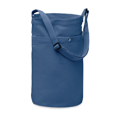 CANVAS SHOPPER TOTE BAG 270 GR & M² in Blue