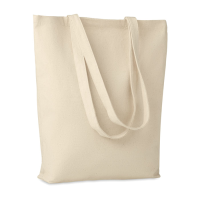 CANVAS SHOPPER TOTE BAG 270 GR & M² in Brown