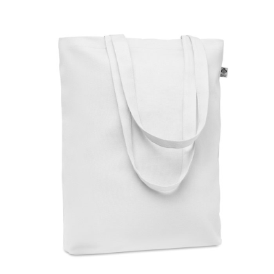 CANVAS SHOPPER TOTE BAG 270 GR & M² in White