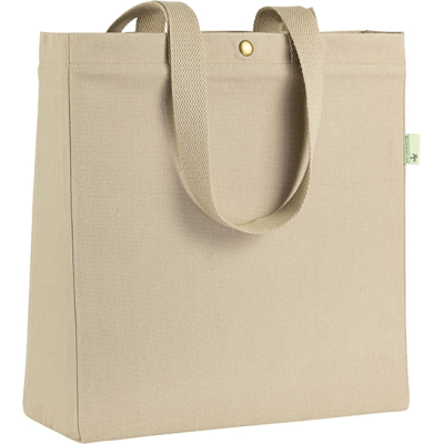 CHEVENING ECO 12OZ RECYCLED COTTON TOTE in Natural Biscuit