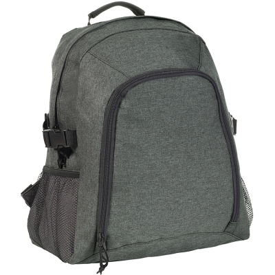 CHILLENDEN ECO RECYCLED BUSINESS BACKPACK RUCKSACK RUCKSACK in Grey 2 Tone & Bk