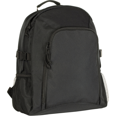 CHILLENDEN RPET RECYCLED BUSINESS BACKPACK RUCKSACK in Black