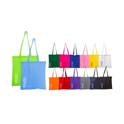 COLOUR 4OZ COTTON SHOPPER with Long Handles