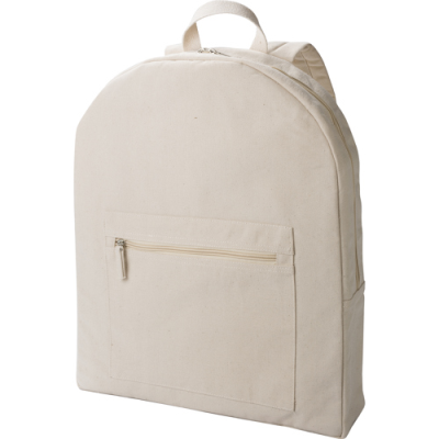 COTTON BACKPACK RUCKSACK in Khaki