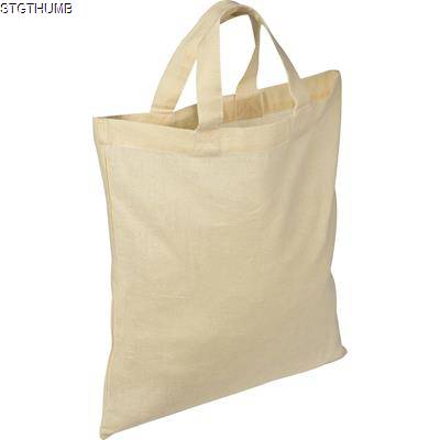 COTTON BAG with Short Handles