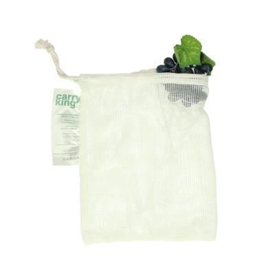 COTTON FRUIT AND VEGETABLE BAG ECOCARE in Smallin natural