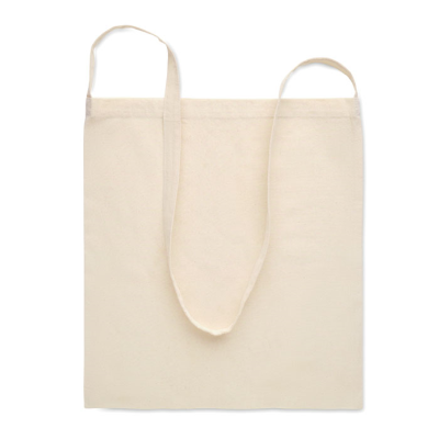 COTTON SHOPPER TOTE BAG 140GR & M² in Brown