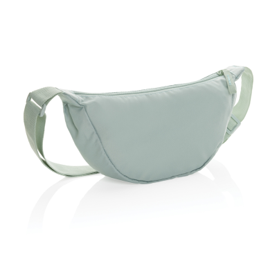 CRESCENT AWARE™ RPET HALF MOON SLING BAG in Iceberg Green