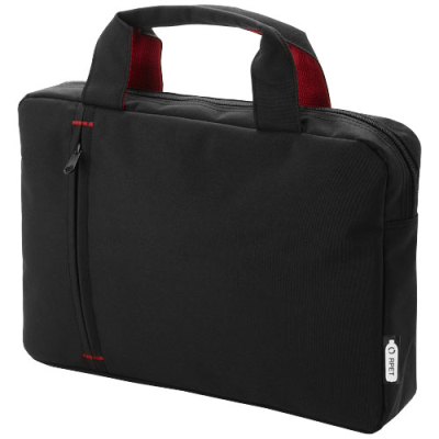 DETROIT RPET CONFERENCE BAG 4L in Red & Solid Black