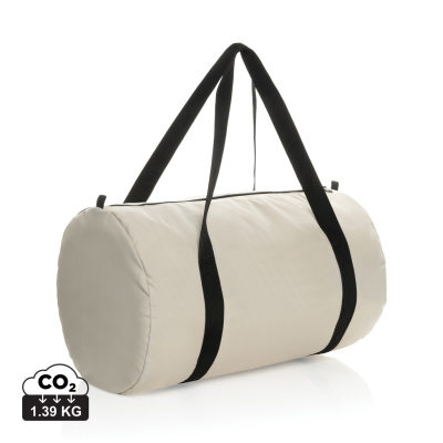 DILLON AWARE™ RPET FOLDING SPORTS BAG in Off White