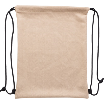 DRAWSTRING BACKPACK RUCKSACK in Khaki