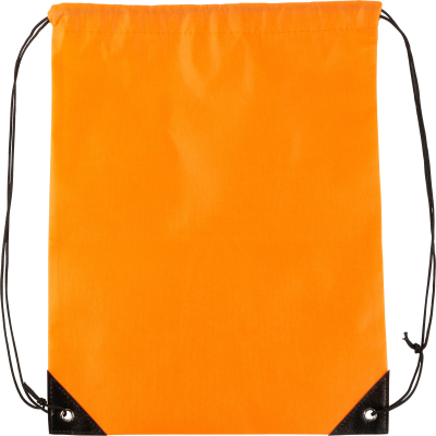 DRAWSTRING BACKPACK RUCKSACK in Orange