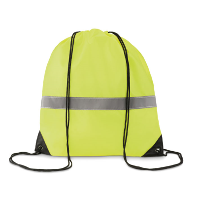 DRAWSTRING REFLECTIVE STRIPE in Yellow