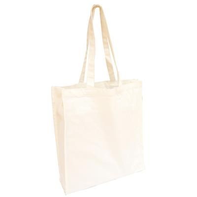 DUNHAM COTTON SUSTAINABLE CANVAS BAG in White