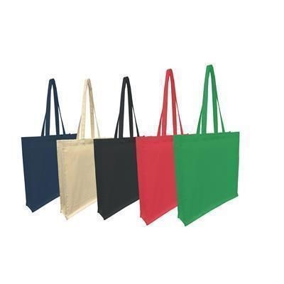 DUNHAM DYED SUSTAINABLE COTTON CANVAS TOTE BAG with Short Handle