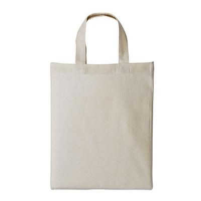 DUNHAM PREMIER BIODEGRADABLE DYED 5OZ SUSTAINABLE MINI COTTON BAG with Short Handles