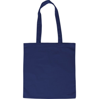 ECO FRIENDLY COTTON SHOPPER TOTE BAG in Blue