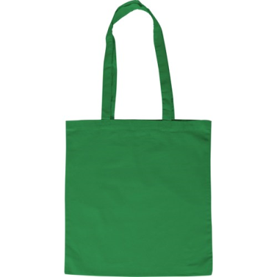 ECO FRIENDLY COTTON SHOPPER TOTE BAG in Green