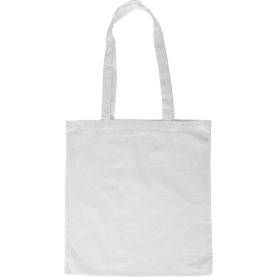 ECO FRIENDLY COTTON SHOPPER TOTE BAG in White