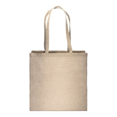 ECO RECYCLED COTTON SHOPPER with Gusset