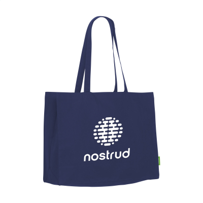 ECO SHOPPER ORGANIC COTTON (180 G & M²) SHOPPER TOTE BAG in Navy