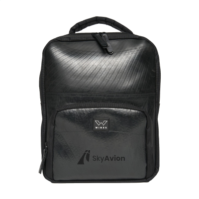 ECOWINGS FUNKY FALCON BACKPACK RUCKSACK in Black