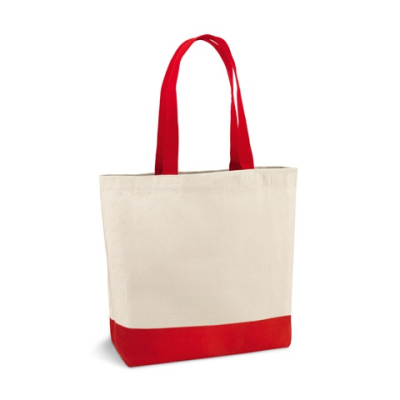 EDMONTON 100% COTTON CANVAS BAG (280 G & M²) in Red