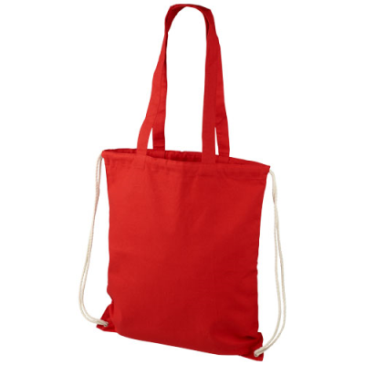 ELIZA 240 G & M² COTTON DRAWSTRING BAG 6L in Red