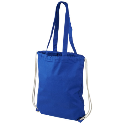 ELIZA 240 G & M² COTTON DRAWSTRING BAG 6L in Royal Blue