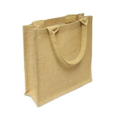 ELM EXTRA SMALL LAMINATED JUTE GIFT SHOPPER TOTE BAG