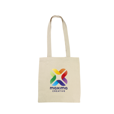 EVENT BUDGET COTTON SHOPPER TOTE BAG - 4OZ