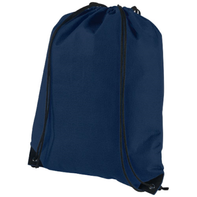 EVERGREEN NON-WOVEN DRAWSTRING BAG 5L in Navy