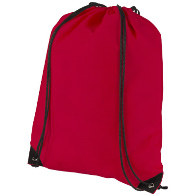 EVERGREEN NON-WOVEN DRAWSTRING BAG 5L in Red