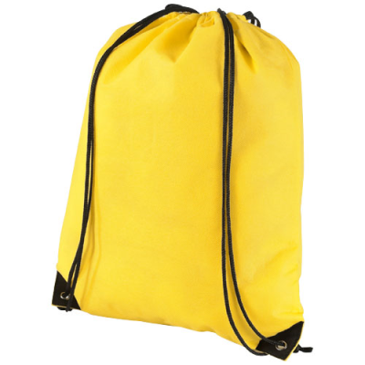 EVERGREEN NON-WOVEN DRAWSTRING BAG 5L in Yellow