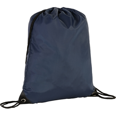 EYNSFORD RECYCLED RPET DRAWSTRING BACKPACK RUCKSACK BAG in Navy