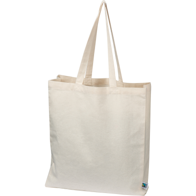 FAIRTRADE COTTON BAG in Beige