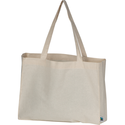 FAIRTRADE COTTON BAG in Beige