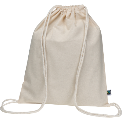 FAIRTRADE GYMBAG in Beige