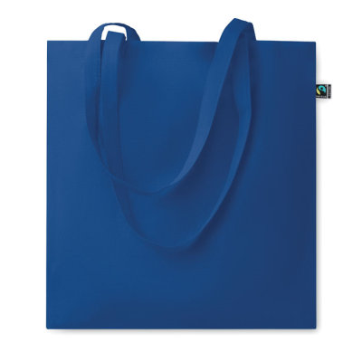 FAIRTRADE SHOPPING BAG140GR & M² in Blue