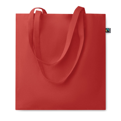 FAIRTRADE SHOPPING BAG140GR & M² in Red