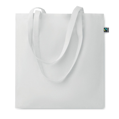 FAIRTRADE SHOPPING BAG140GR & M² in White