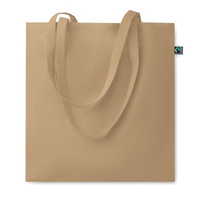 FAIRTRADE SHOPPING BAG140GR & M² in White