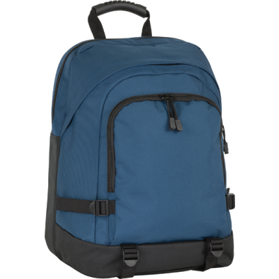 FAVERSHAM ECO RECYCLED RPET LAPTOP BACKPACK RUCKSACK in Navy & Bk